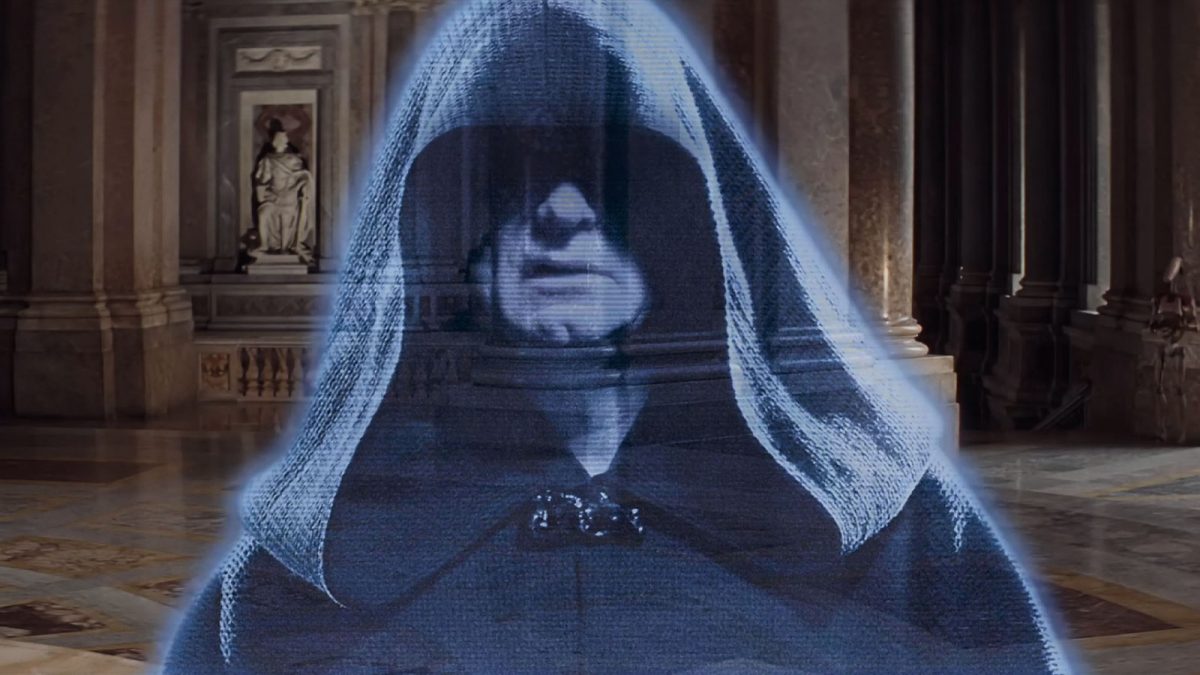Episode I Die dunkle Bedrohung Darth Sidious meldet sich per Hologramm