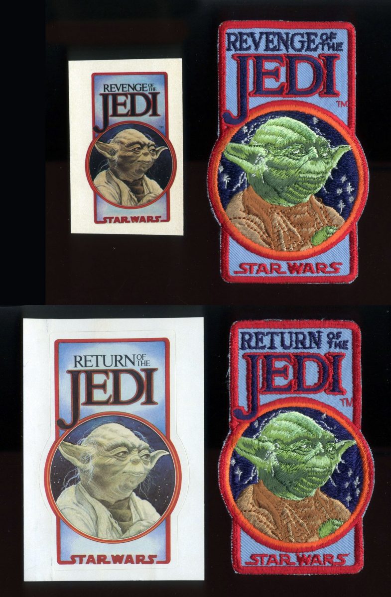 Die Aufnäher zu Die Rache und Die Rückkehr der Jedi-Ritter