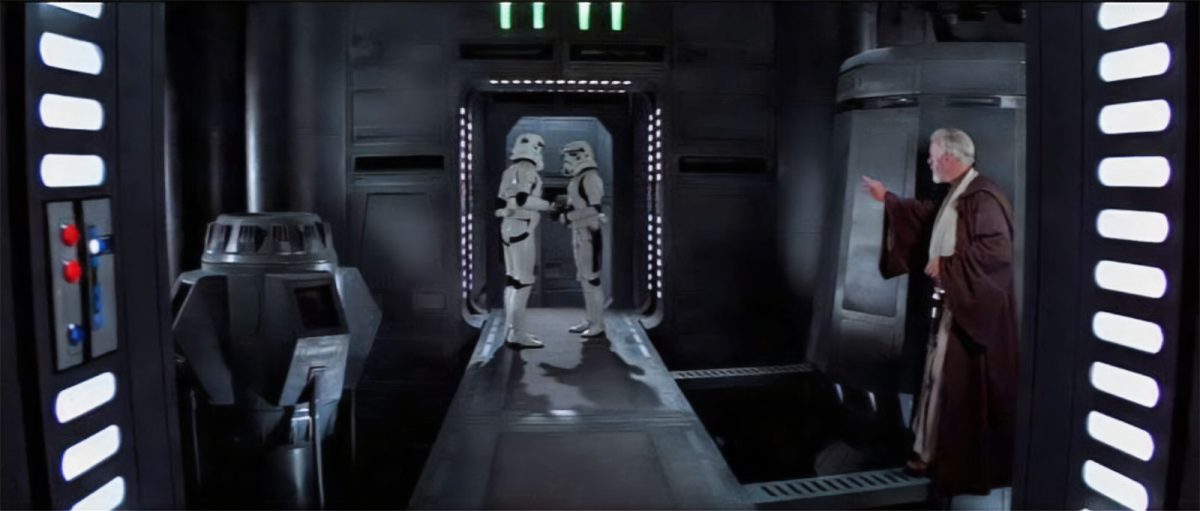 Obi-Wan Kenobi an Bord des ersten Todessterns
