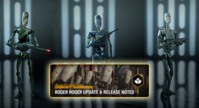 Star Wars Battlefront II Community Übertragung: Roger Roger Update