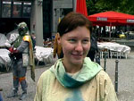 Marta auf unserer Star Wars Line 2005 in Berlin