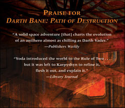 Darth Bane - Rule of Two - Rückseite