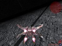 X-Wing über dem Todessterngraben