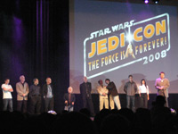 Alle Gaststars und Robert Eiba bei der Opening Ceremony der Jedi-Con