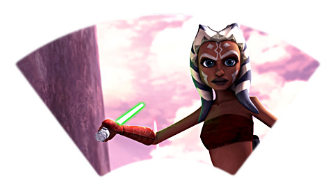 Ahsoka in der vertikalen Schlacht