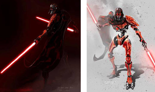 Screenshot aus Lightsaber Duels