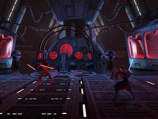 Screenshot aus Lightsaber Duels