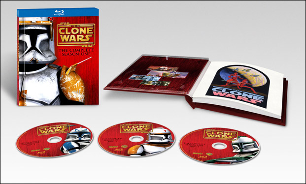 Die Blu-Ray-Version von TCW Staffel 1