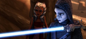 Barriss Offee betritt die Bühne