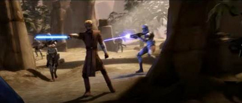 Szene aus dem neuen Trailer zur dritten Staffel The Clone Wars