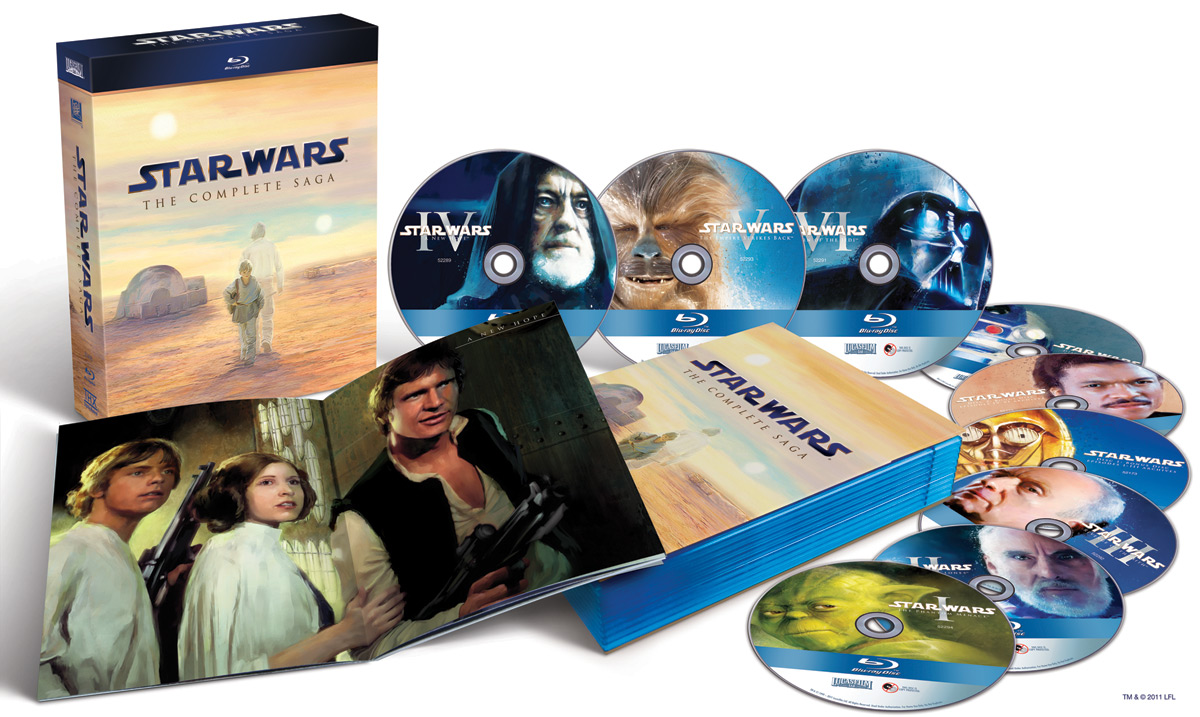 Star Wars: The Complete Saga auf Blu-ray