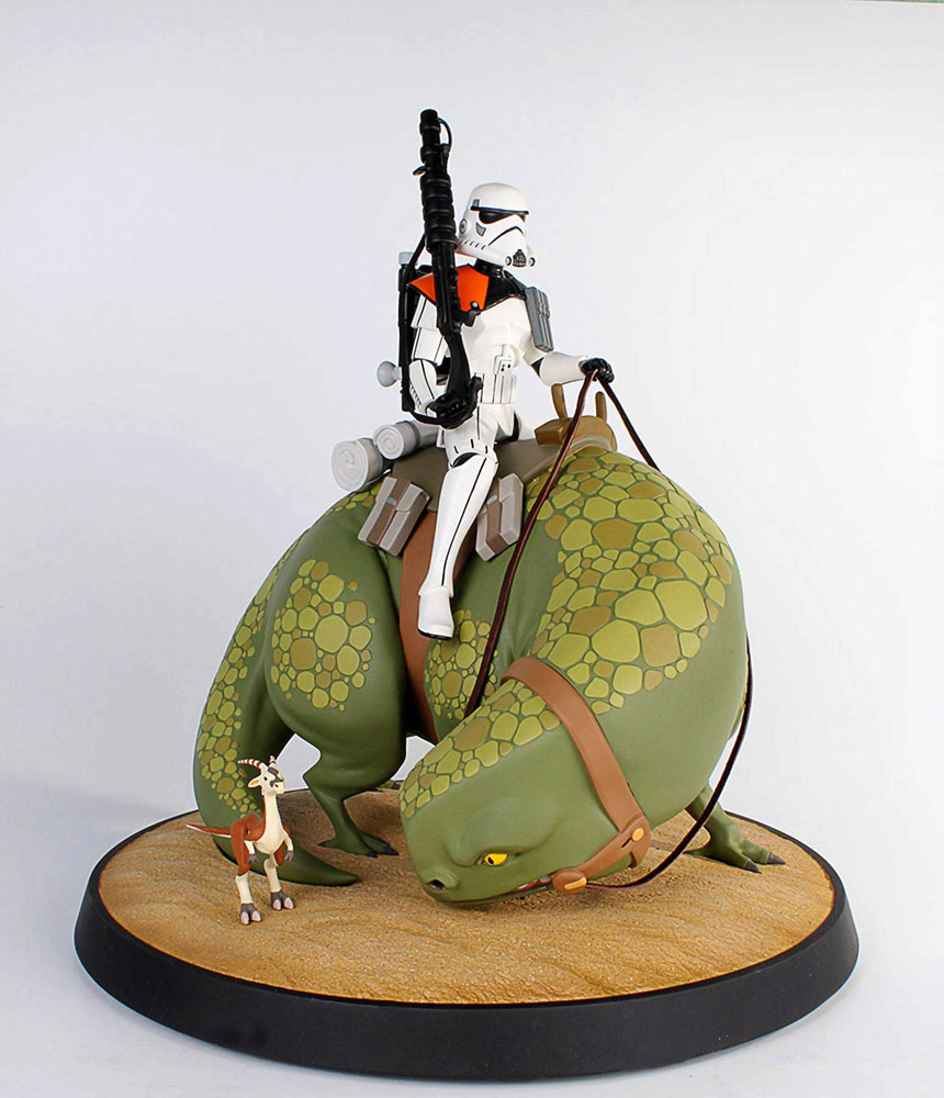 OK, mir fällt kein doofer Spruch zu ein: Sandtrooper on Dewback von Gentle Giant
