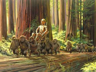 C-3PO bei den Ewoks