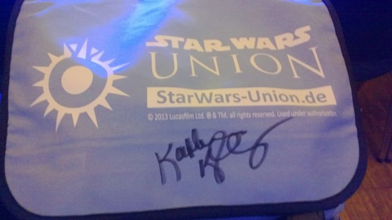 SWU-Tasche mit Kathleen Kennedy Autogramm