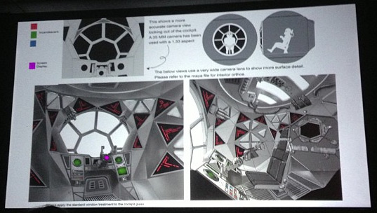 Star Wars Rebels: Das Innere eines TIE-Fighters. Man steigt übrigens von oben ein.