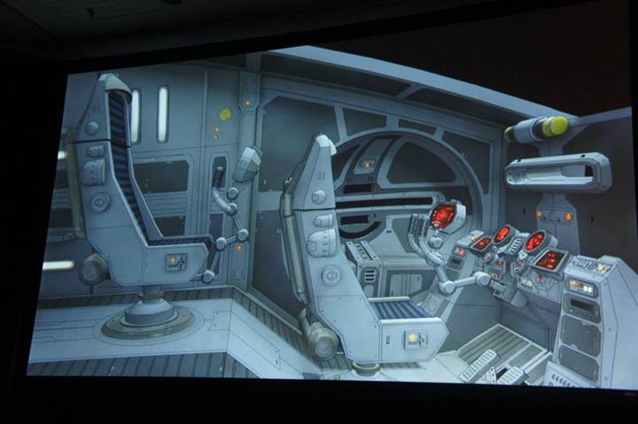 Star Wars Rebels: Ein Cockpit, möglicherweise von der Ghost