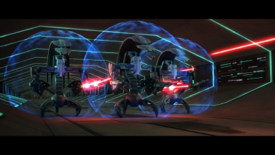 Die Droiden greifen die Republik an. © 2014 Lucasfilm Ltd. / SUPER RTL