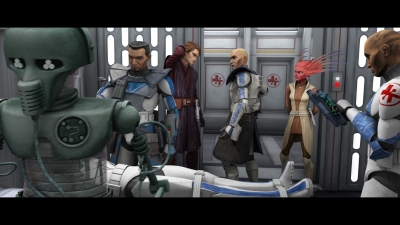 Anakin und seine Männer fragen sich, was in den mordenden Klonkadetten gefahren ist. © 2014 Lucasfilm Ltd. / SUPER RTL