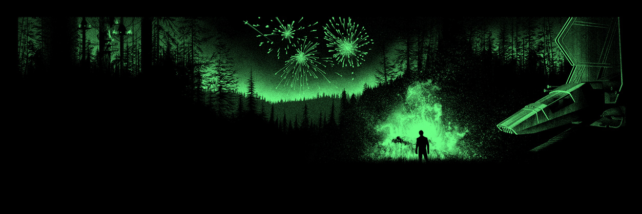 Feuerwerk über Endor