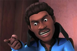 Lando Calrissian in Star Wars Detours