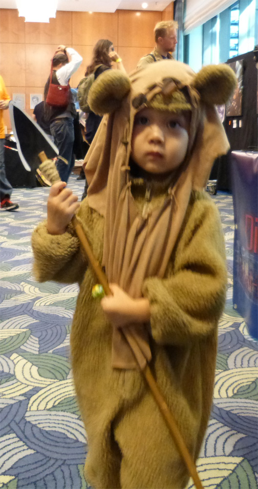 Ein zuckersüßer kleiner Ewok