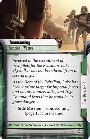 Imperial Assault Nebenmission Homecoming