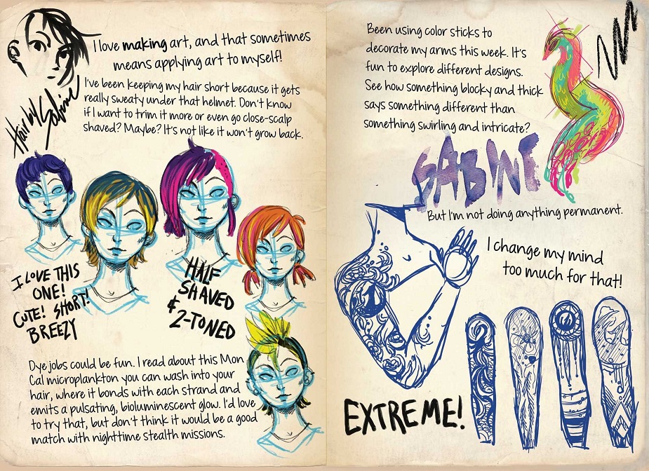 Vorschau auf Sabine: My Rebel Sketchbook