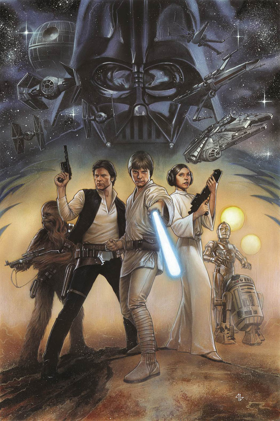 Das neue Cover der Comicadaption von'Eine neue Hoffnung'