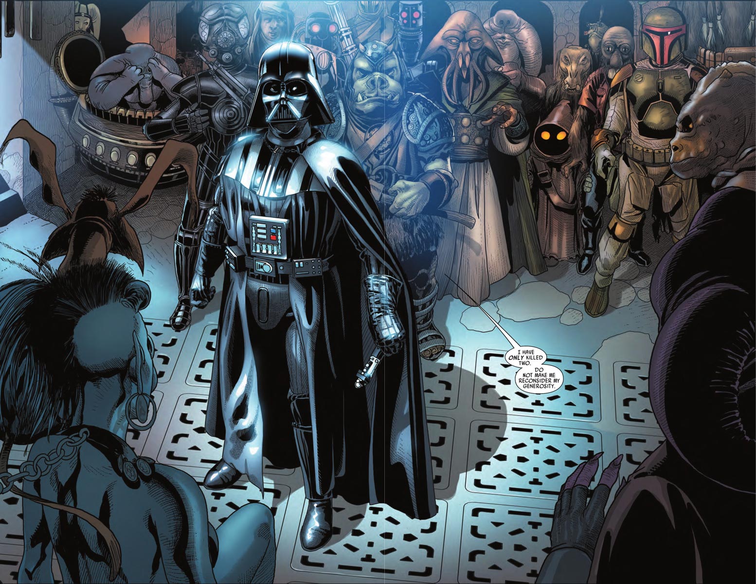 Vorschau zu <i></noscript>Darth Vader #1</i>„></div><p>Band #1 wird am 11. Februar erscheinen, der erste Sammelband erscheint in englischer Sprache am 20. Oktober und lässt sich bereits <a href=