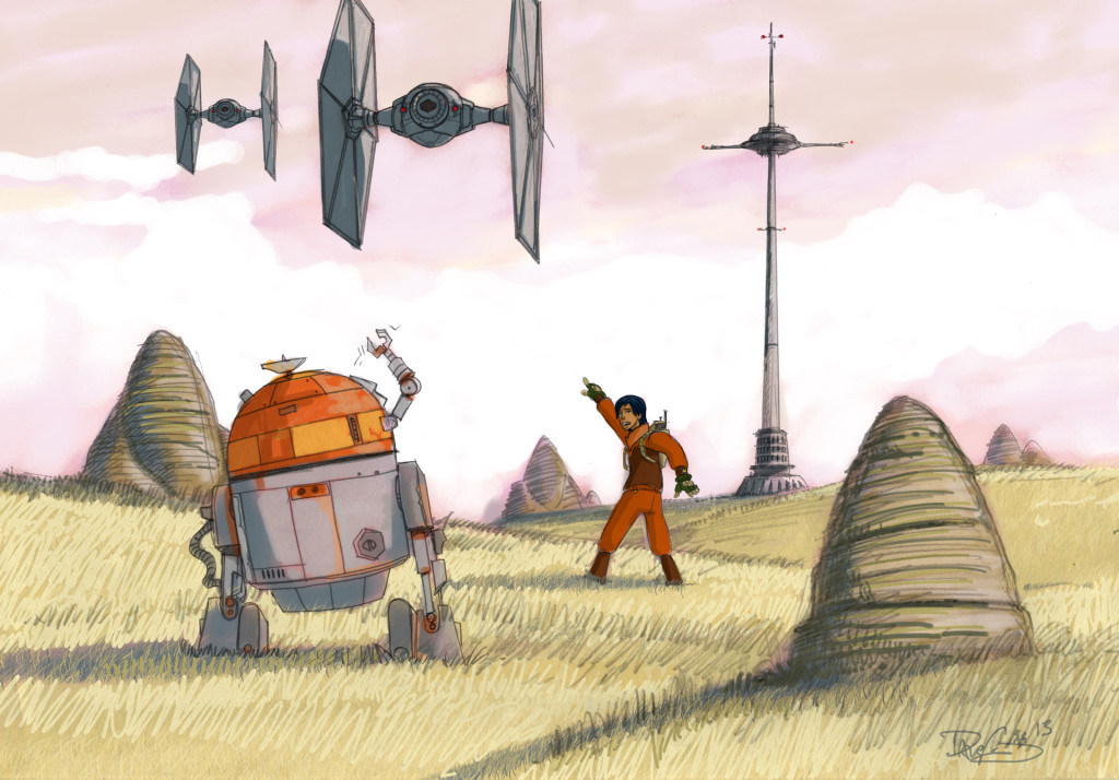Konzeptzeichnungen zu <i>Star Wars Rebels</i>