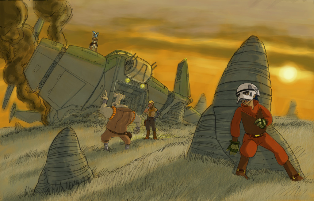 Konzeptzeichnungen zu <i>Star Wars Rebels</i>