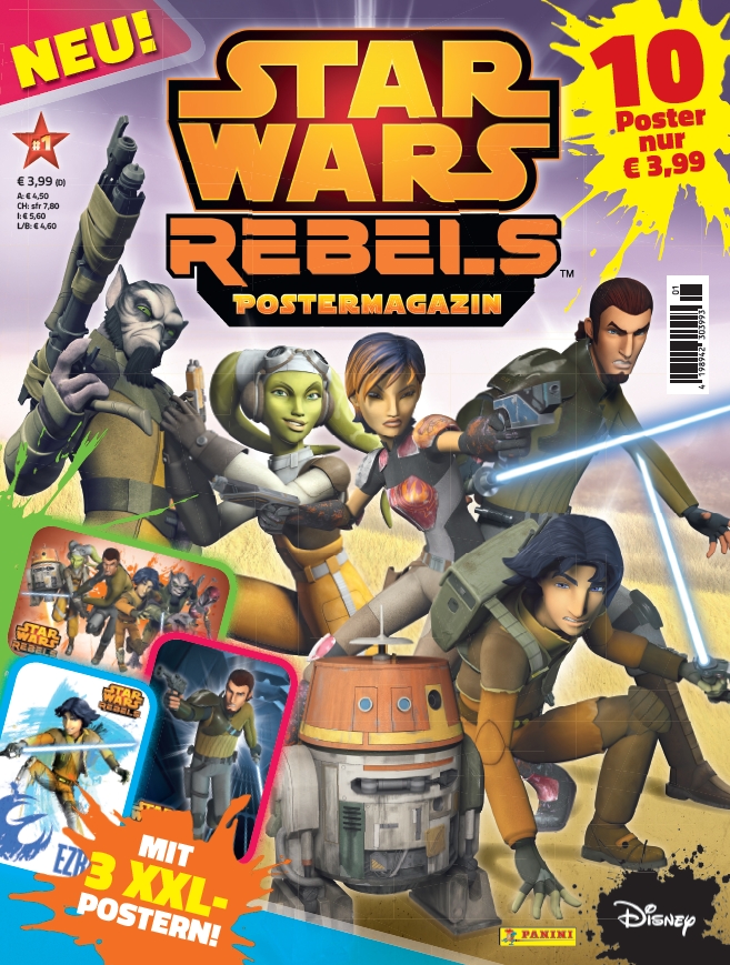 Cover zum Star Wars Rebels-Postermagazin