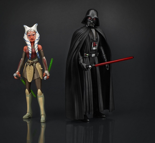 Ahsoka Tano und Darth Vader
