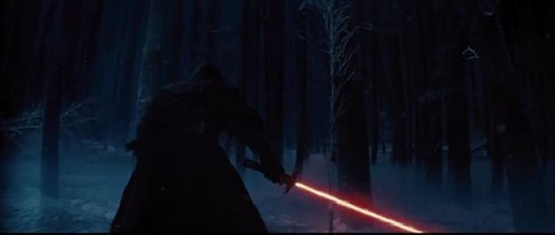 kylo Ren in The Force Awakens