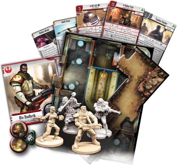 Imperial Assault Twin Shadows Content