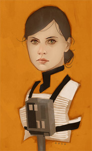 Felicity Jones als Rebellen-Pilotin