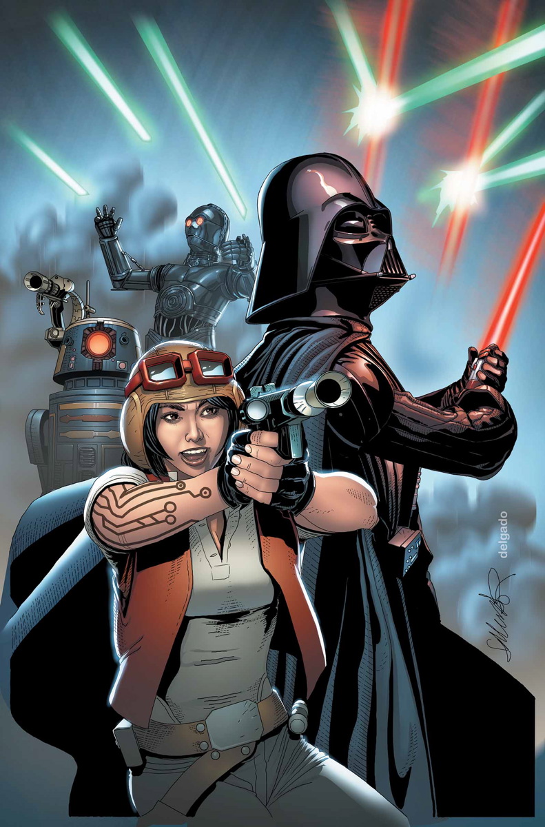 <i></noscript>Darth Vader</i>„> </p> <ul> <li>Kopfgeldjäger greifen an – das Imperium!</li> <li>Darth Vader und Aphra setzen ihre Allianz fort – aber wie lange?</li> <li>Außerdem: Wer ist Tagges mysteriöser neuer Agent?</li> </ul> <p>Das Werk der Autoren Kieron Gillen und Salvador Larroca wird am 29. Juli erscheinen. Der dazugehörige <a href=