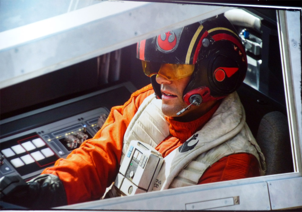 Poe Dameron in seinem X-Wing