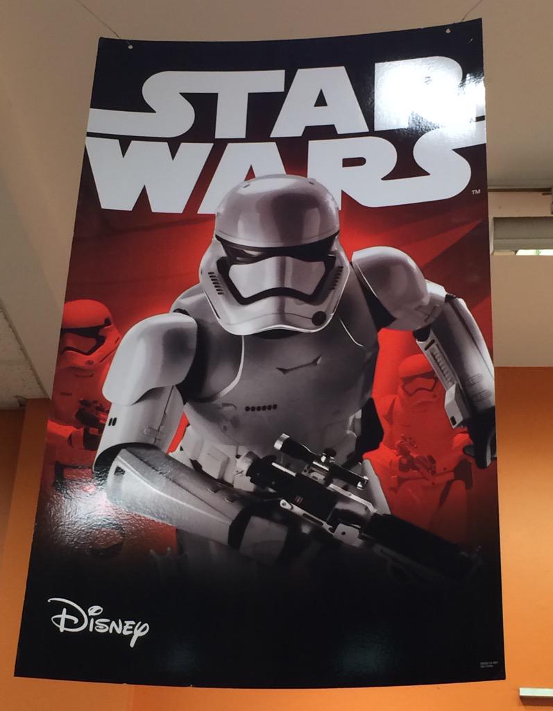 The Force Awakens'-Poster mit einem Sturmtruppler der First Order
