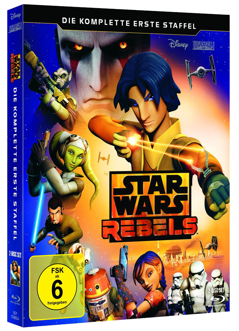 Star Wars Rebels - Die komplette 1. Staffel auf Blu-ray / dt. Version