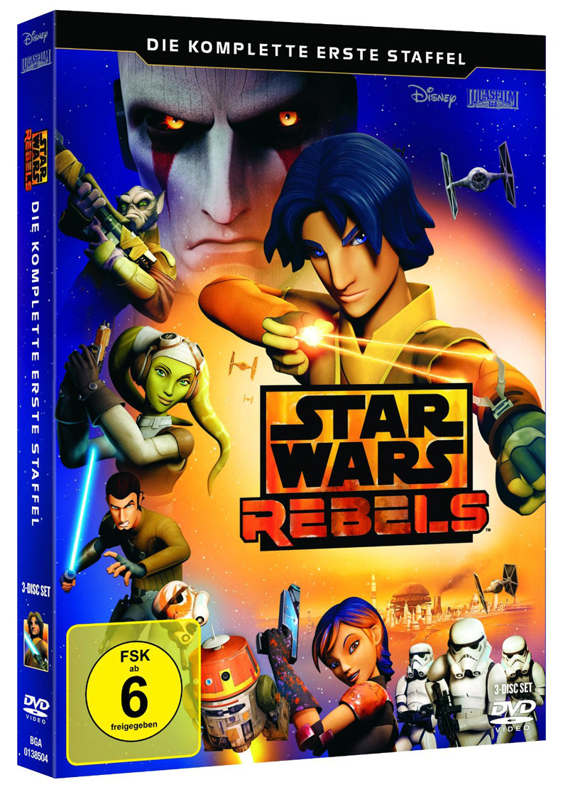 Star Wars Rebels - Die komplette 1. Staffel auf DVD / dt. Version