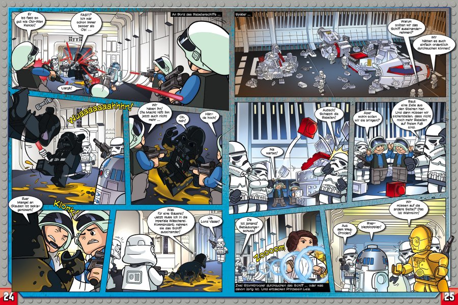 Lego Star Wars Magazin Seite 24-25
