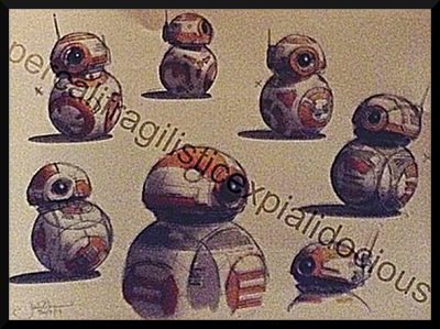 Neue Konzeptzeichnungen: BB-8, TIE-Jäger und zwei unbekannte Figuren