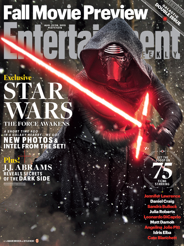 Kylo Ren auf dem Cover der Entertainment Weekly