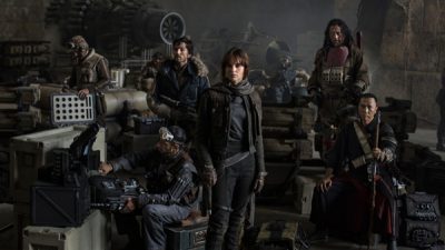 Foto des Darsteller-Ensembles von Rogue One
