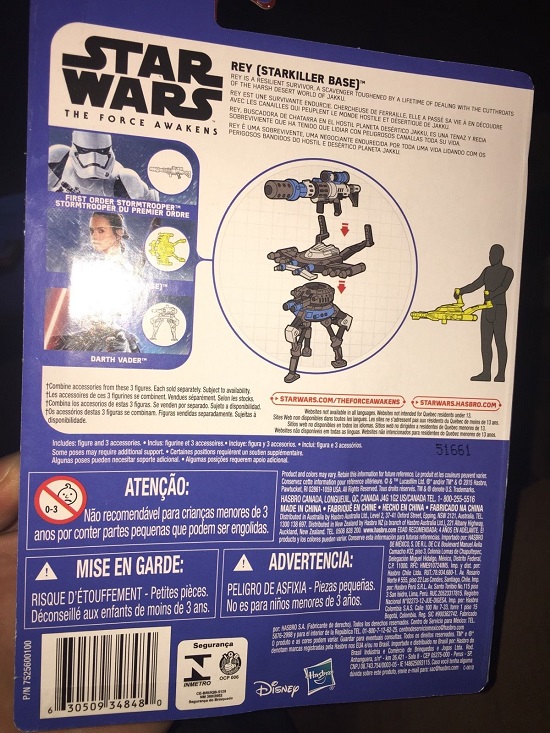 Beschreibung eines Spielzeugs zu The Force Awakens