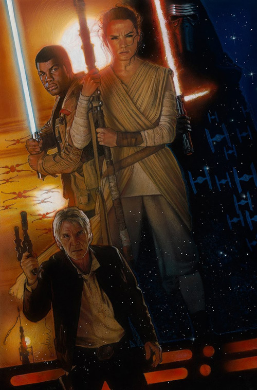 Struzans Plakat zu Das Erwachen der Macht für die D23
