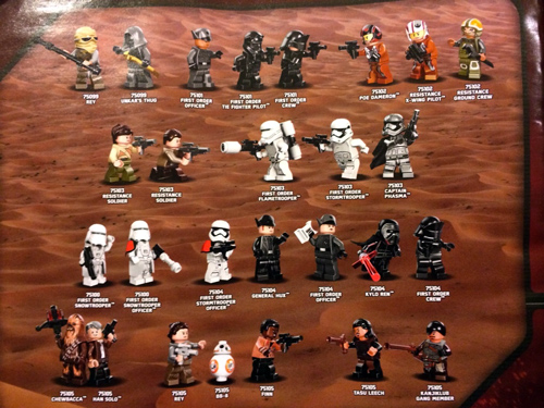Das Erwachen der Macht - Legofiguren