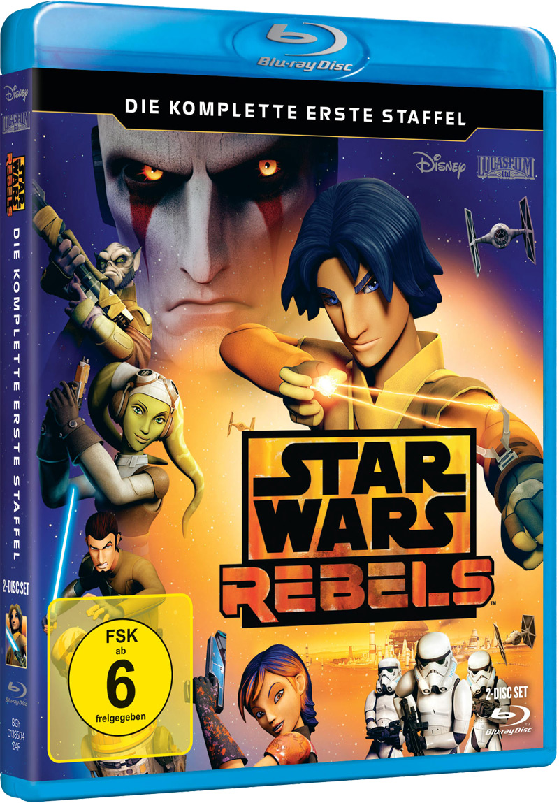 Star Wars Rebels - Die komplette 1. Staffel auf Blu-ray / dt. Version