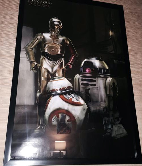 C-3PO, R2-D2, BB-8 - Plakat
